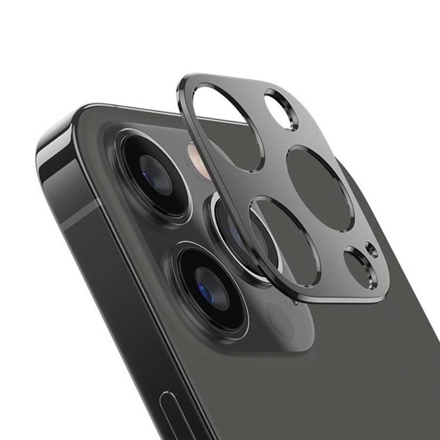 For iPhone 13 Pro Kalebol Metal Hollow Lens Protection Ring(Black)