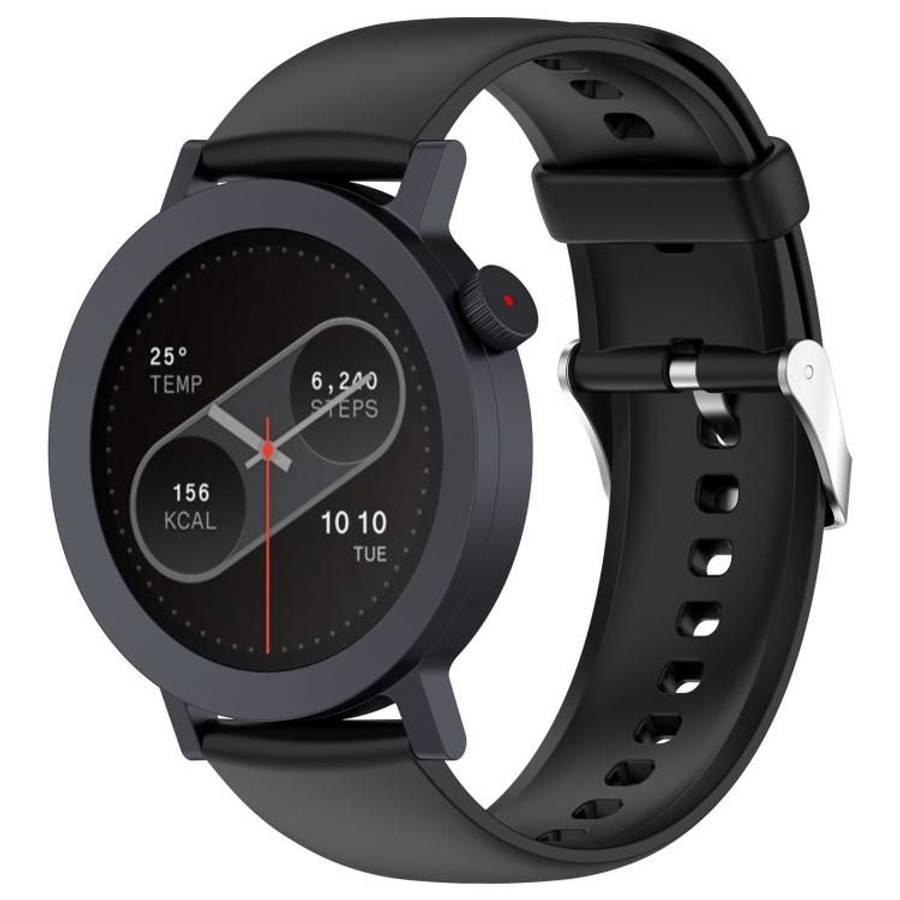 For Nothing CMF Watch 3 Pro / Watch Pro 2 Solid Color Silicone Watch Band(Black)