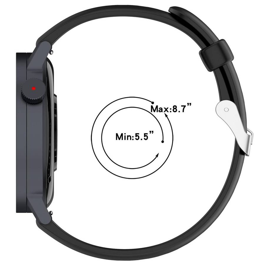 For Nothing CMF Watch 3 Pro / Watch Pro 2 Solid Color Silicone Watch Band(Black)