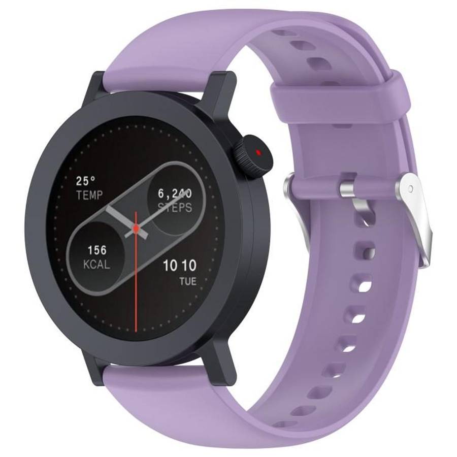 For Nothing CMF Watch 3 Pro / Watch Pro 2 Solid Color Silicone Watch Band(Light Purple)