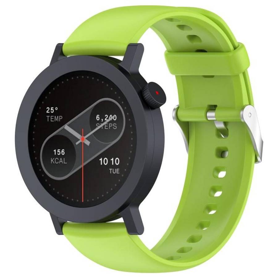 For Nothing CMF Watch 3 Pro / Watch Pro 2 Solid Color Silicone Watch Band(Lime)