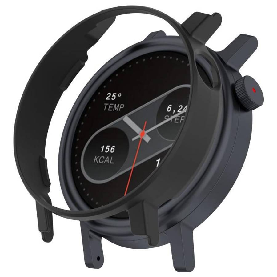 For Nothing CMF Watch 3 Pro Half Coverage Hollowed PC Watch Protective Cover(Black)