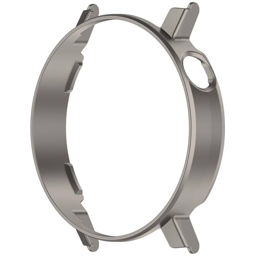 For Nothing CMF Watch 3 Pro Half Coverage Hollowed PC Watch Protective Cover(Titanium Steel Color)