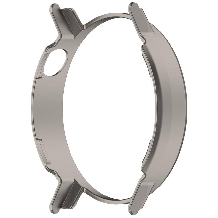 For Nothing CMF Watch 3 Pro Half Coverage Hollowed PC Watch Protective Cover(Titanium Steel Color)