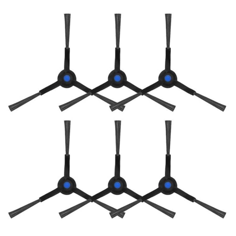 JUNSUNMAY 6pcs Sweeper Triangle Side Brush for Ecovacs Deebot T50 Pro / T50 Max / T50 Omni