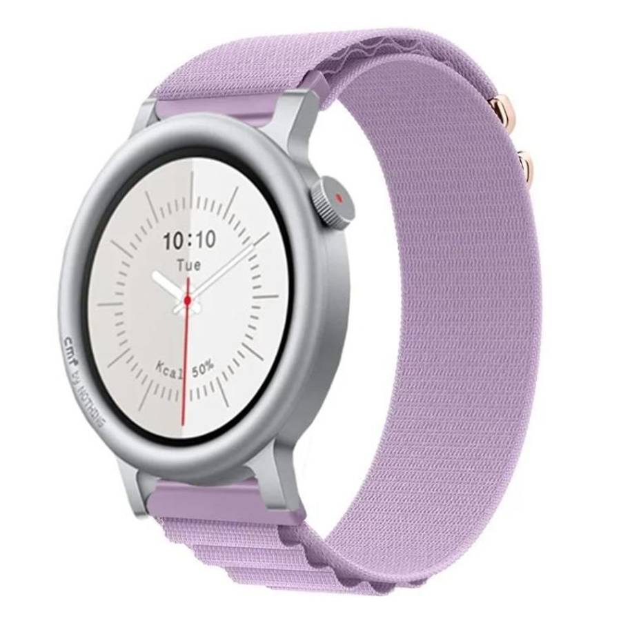 For Nothing CMF Watch 3 Pro Alpine Loop Nylon Watch Band(Lavender Purple)