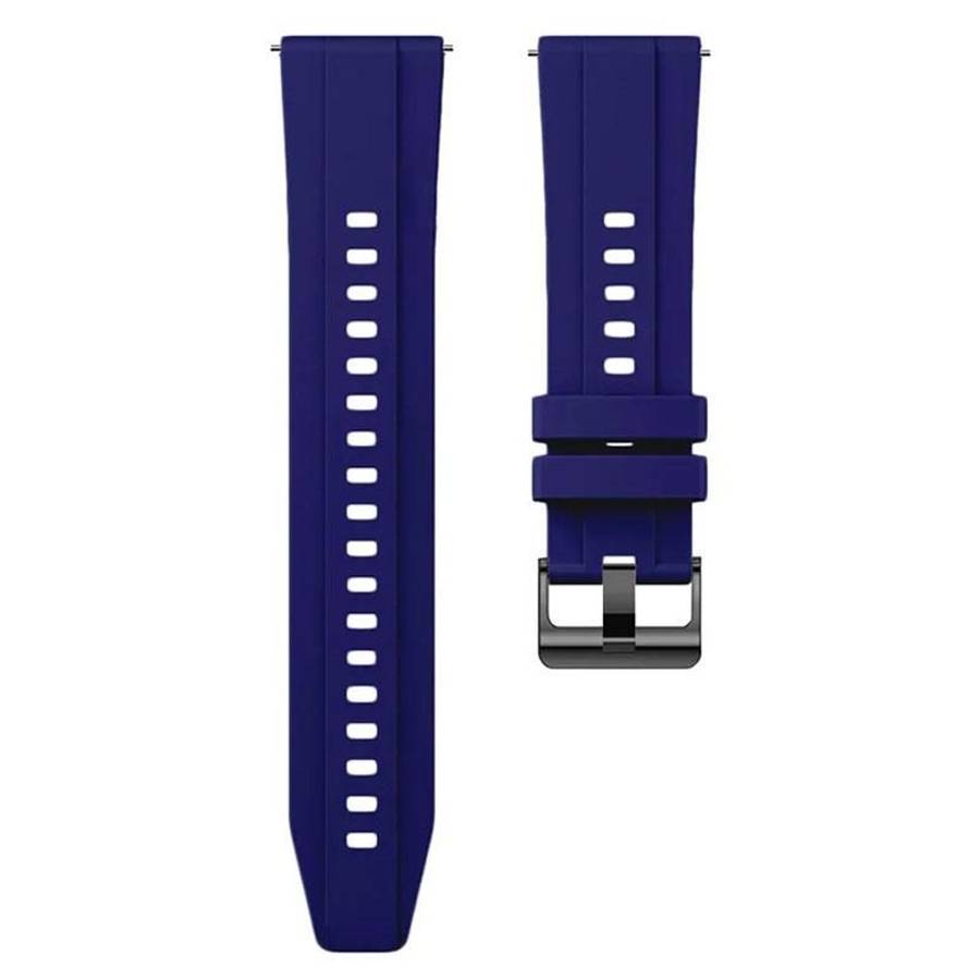 For Nothing CMF Watch 3 Pro Black Buckle Solid Color Silicone Watch Band(Ultramarine)