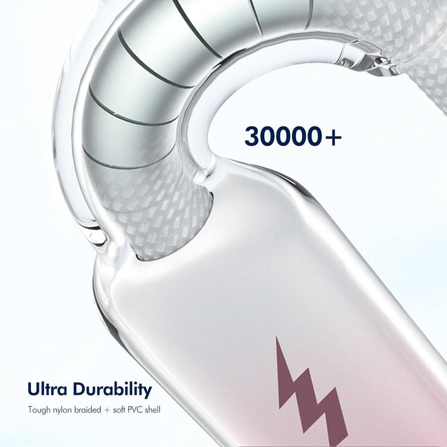 ENKAY 60W USB to Type-C Gradient Color Nylon Braided Fast Charging Data Cable, Length:1m(Purple)