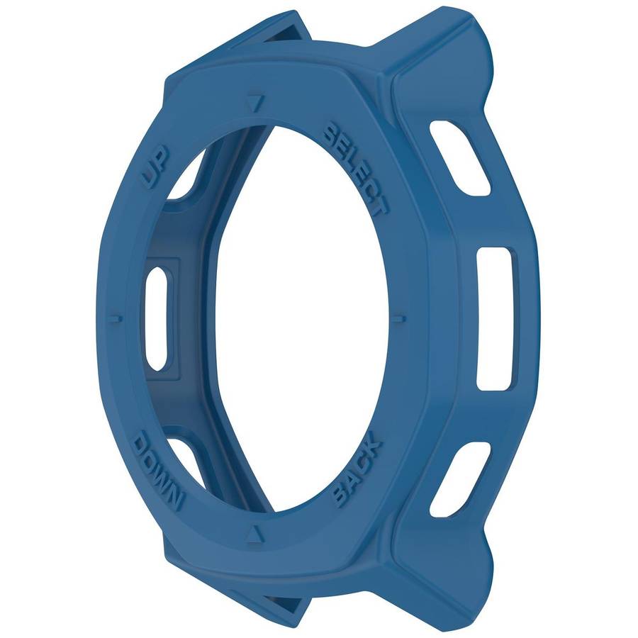 For Amazfit T-Rex 3 Pro 44mm Armor Hollow TPU Half Coverage Watch Protective Cover(Blue)