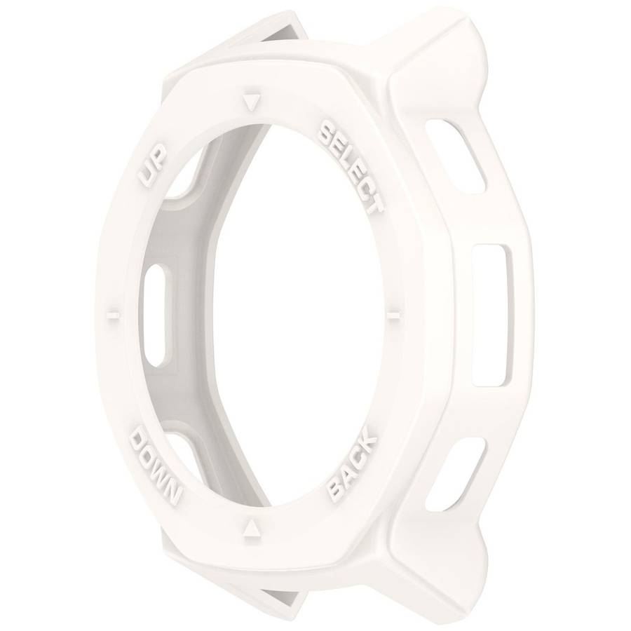 For Amazfit T-Rex 3 Pro 44mm Armor Hollow TPU Half Coverage Watch Protective Cover(White)