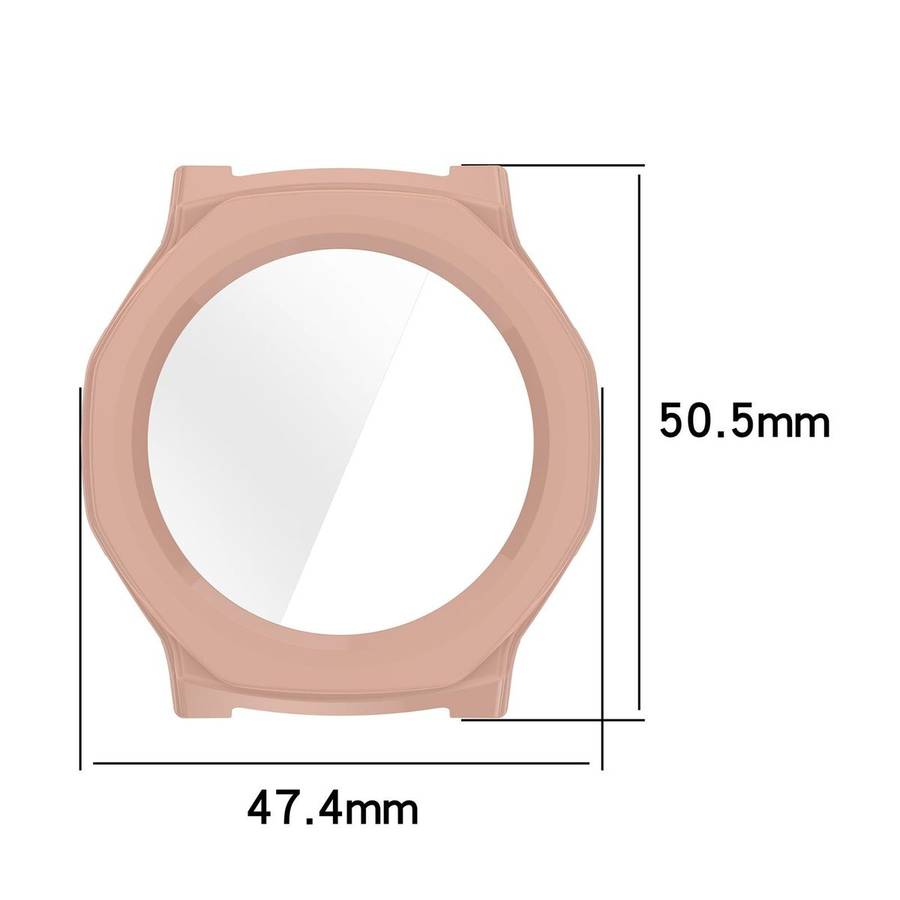 For Amazfit T-Rex 3 Pro 44mm Tempered Film Integrated PC Watch Protective Cover(White)