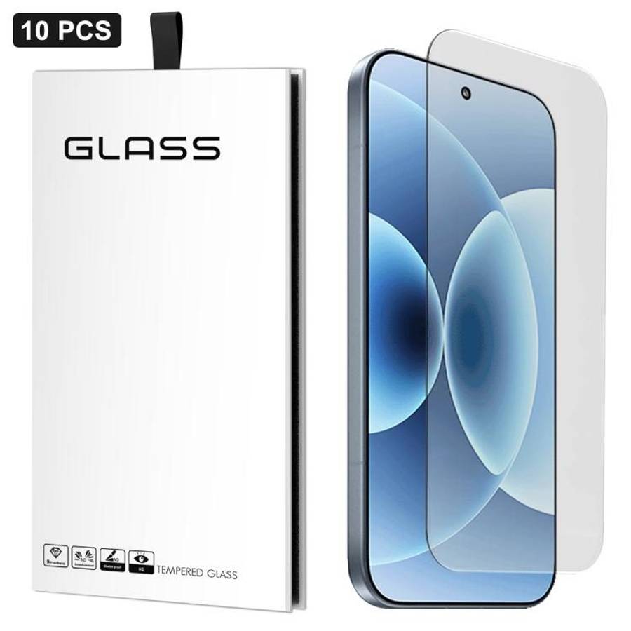 For Xiaomi 17 10pcs 3D Large Arc Half-Screen No White Border High-Aluminum Thick Adhesive HD Tempe