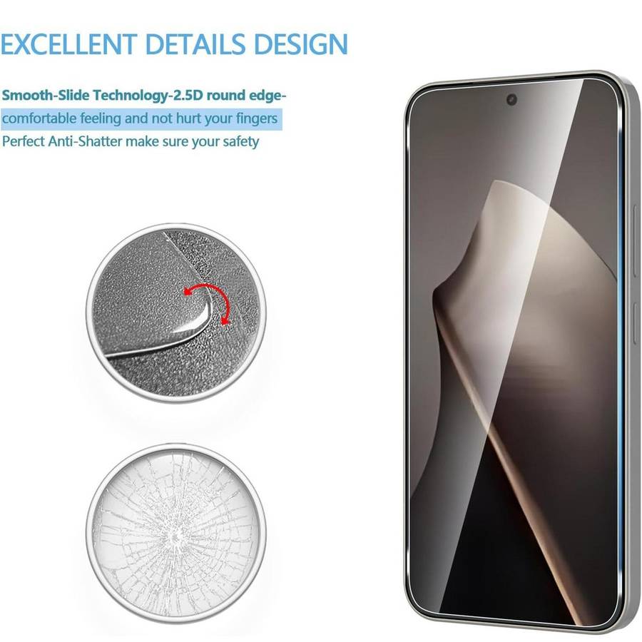 For Xiaomi 17 10pcs 3D Large Arc Half-Screen No White Border High-Aluminum Thick Adhesive HD Tempe