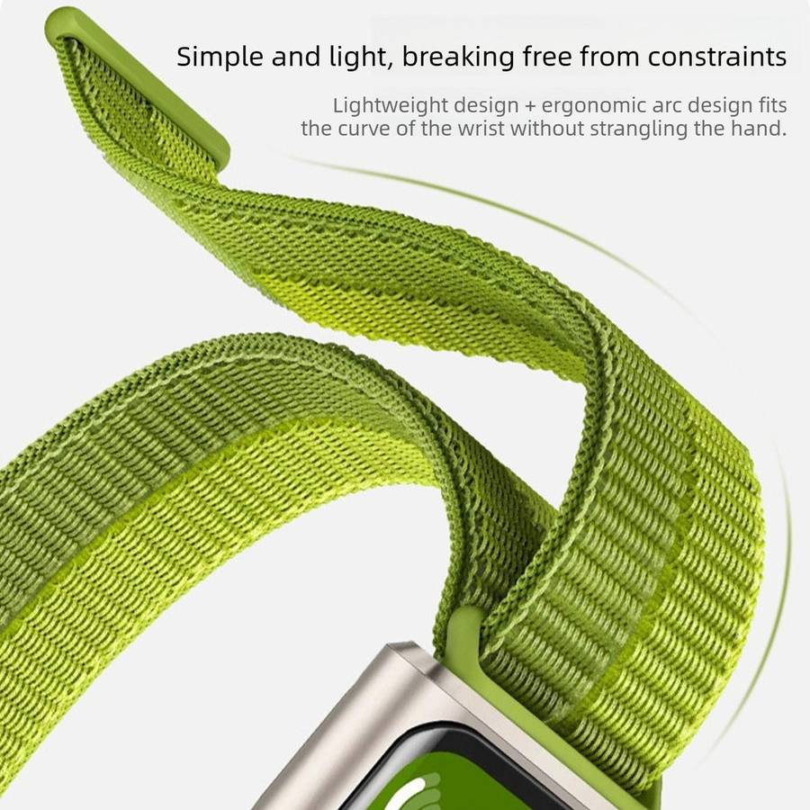 For Huawei Band 11 / Band 11 Pro Adjustable Nylon Hook And Loop Fastener Watch Band(Starlight)