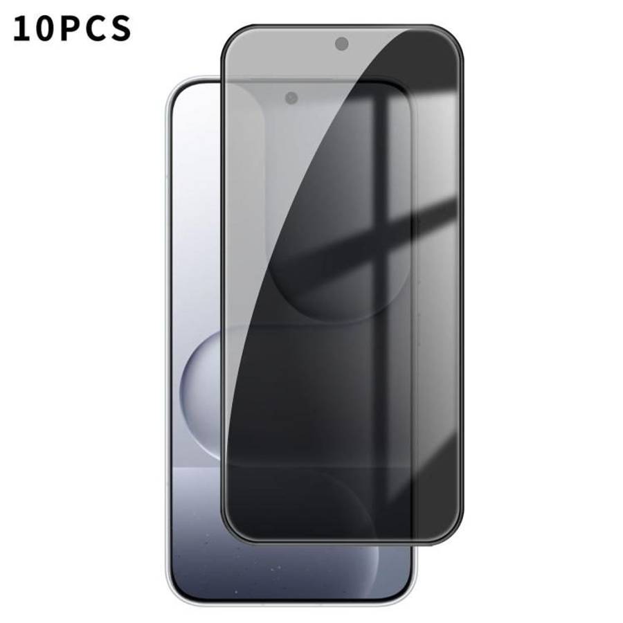 For Honor 600 Pro Global 10pcs Kalebol High-Aluminum Screen-Printed Full-Coverage Black-Border Pri