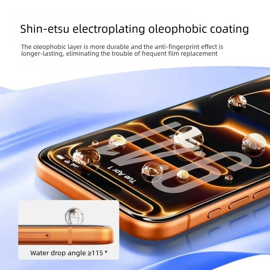 For iPhone 17 Pro 10pcs 300CC Large Arc Antistatic Corning Gorilla Privacy Tempered Glass Film