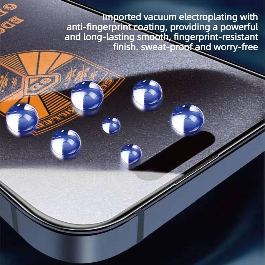 For iPhone 12 Pro Max 10pcs 200CC 6D Anti-Static Screen Printing HD Tempered Glass Flim