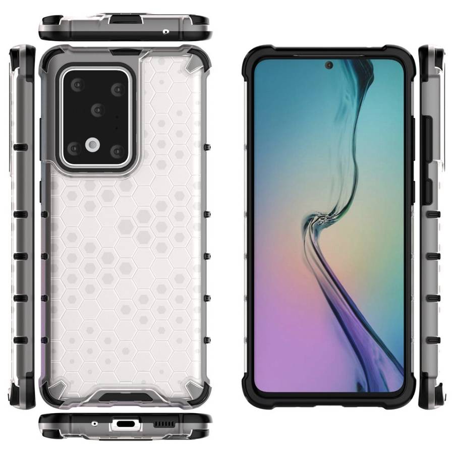 For Huawei P40 Pro Shockproof Honeycomb PC + TPU Case(Blue)