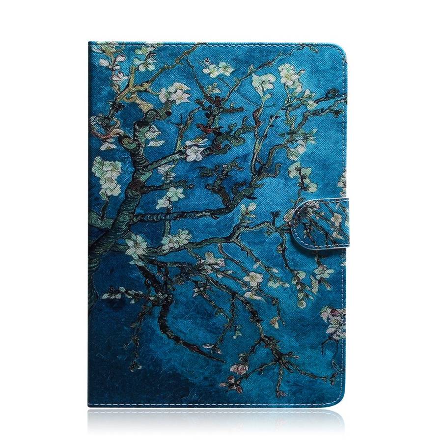 Apricot Blossom Pattern Horizontal Flip Leather Case for Huawei MediaPad M5 Lite 8 / Honor Tab 5,
