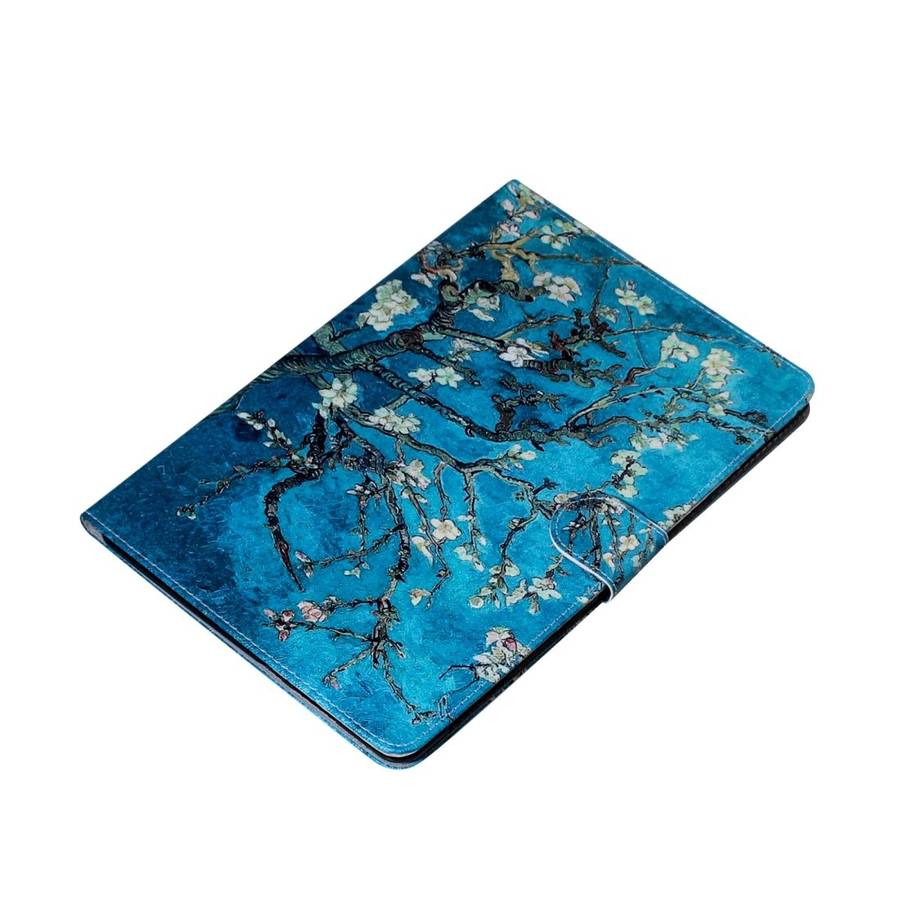 Apricot Blossom Pattern Horizontal Flip Leather Case for Huawei MediaPad M5 Lite 8 / Honor Tab 5,