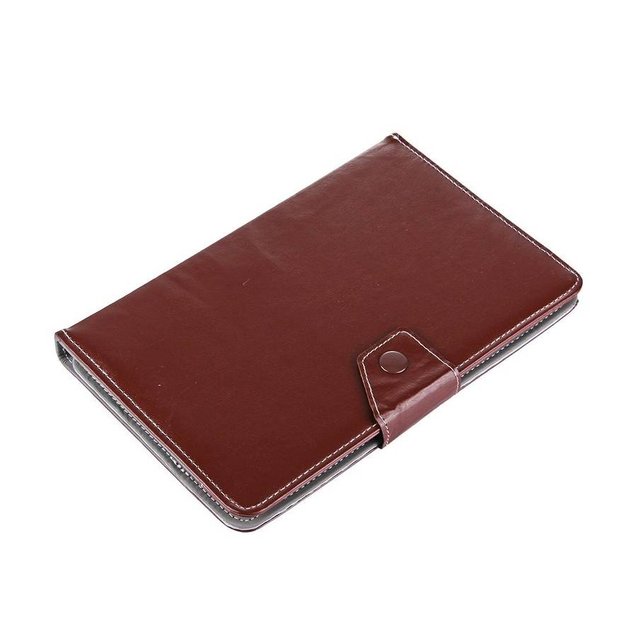 9 inch Tablets Leather Case Crazy Horse Texture Protective Case Shell with Holder for ... (Brown)