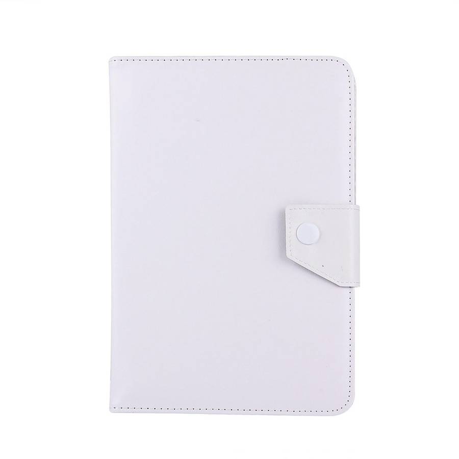 10 inch Tablets Leather Case Crazy Horse Texture Protective Case Shell with Holder for ... (White)