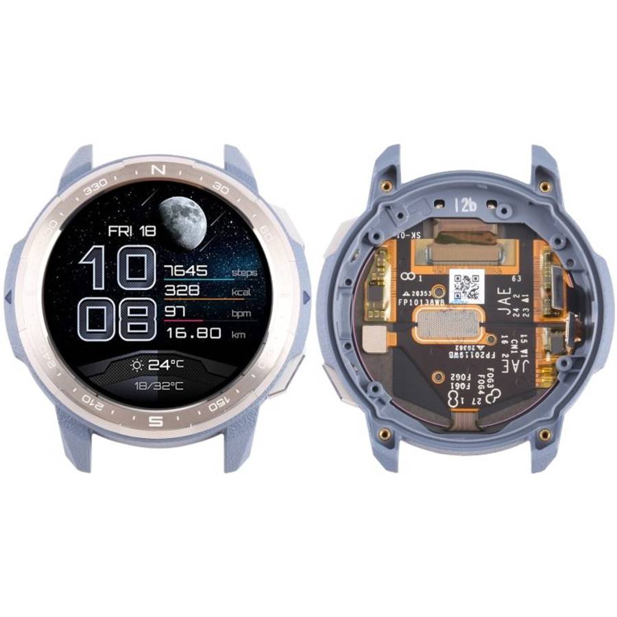 For Honor Watch GS Pro Original LCD Screen and Digitizer Full Assembly With Frame (Blue)