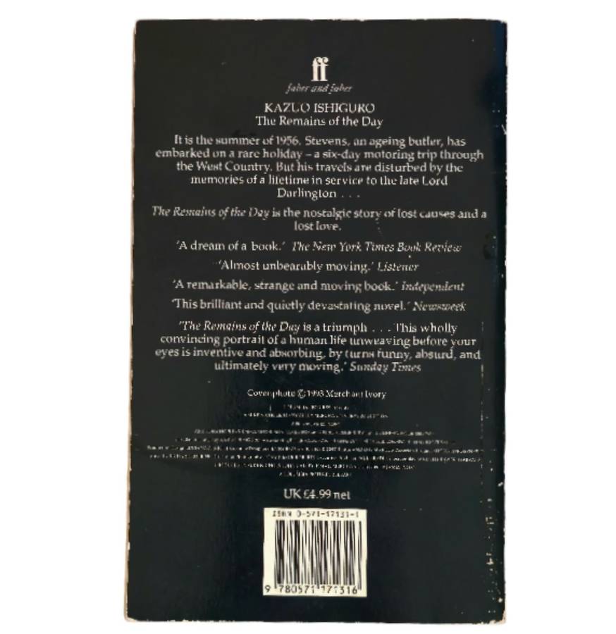 The Remains of the Day - Kasuo Ishiguro