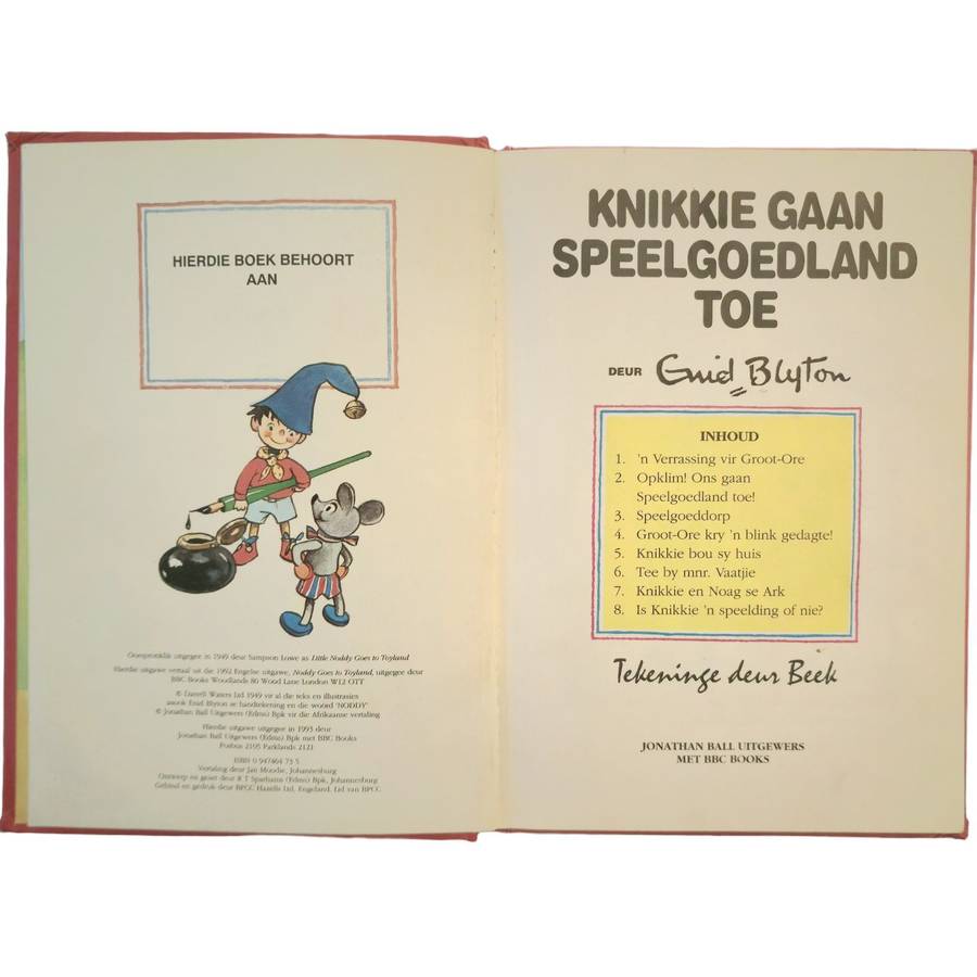 Knikkie Gaan Speelgoedland toe - Enid Blyton