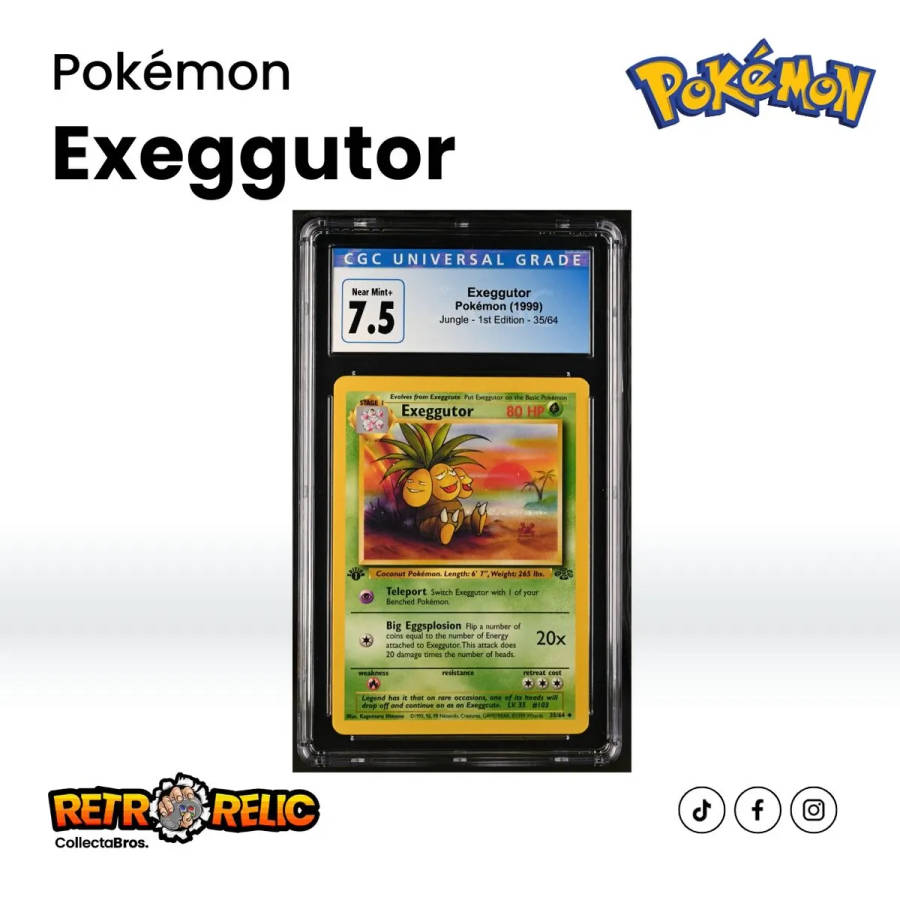 1999 1st Edition Exeggutor Pokémon Graded Card!