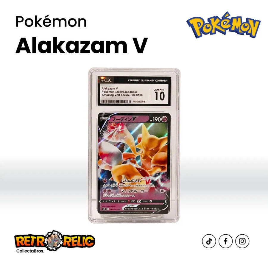 Alakazam V Pokémon Graded Card!