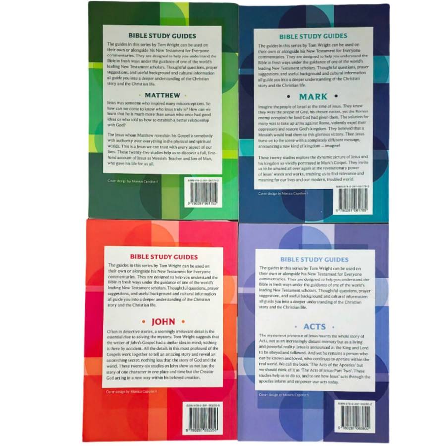 For Everyone Bible Study Guides 4-pack bundle - Tom Wright