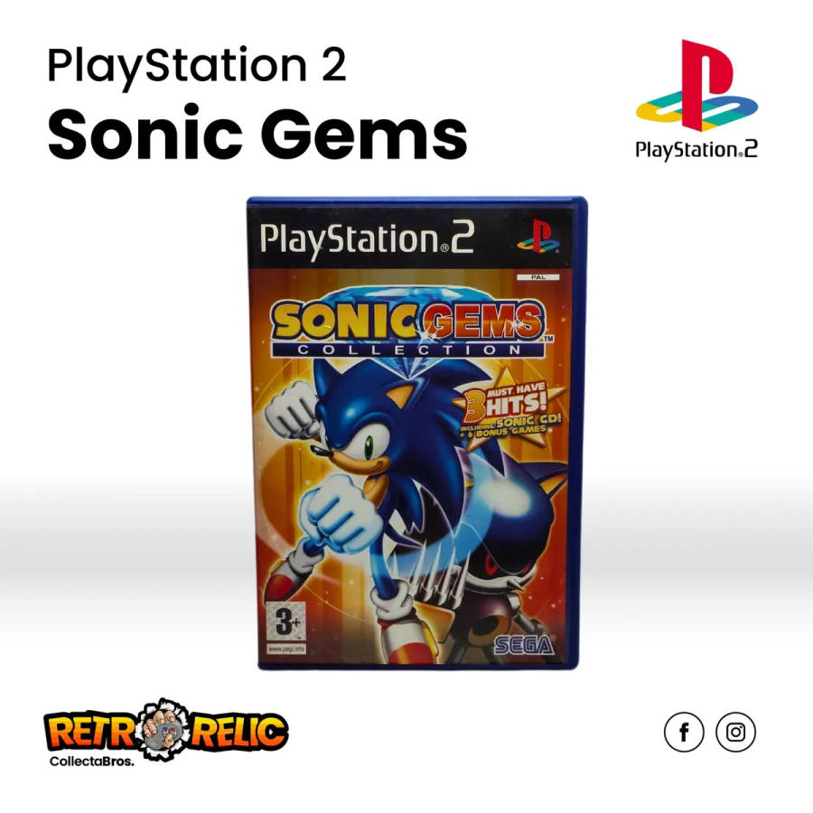 Sonic Gems Collection PlayStation Two (PS2) videogame - Pre-Owned