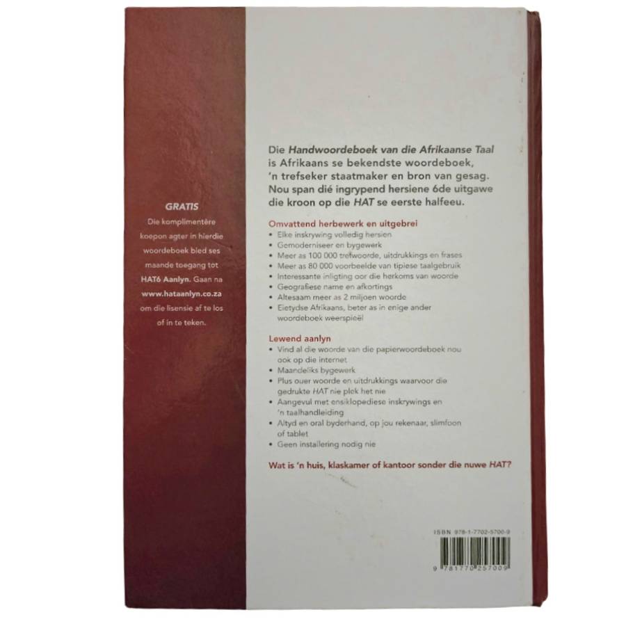 HAT Die Handwoordeboek van die Afrikaanse Taal