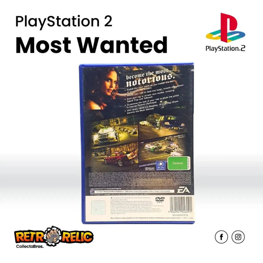 Need for Speed Most Wanted (PS2) videogame - Pre-Owned