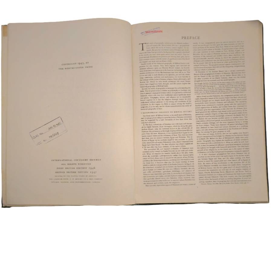 The Westminster Historical Atlas to the Bible