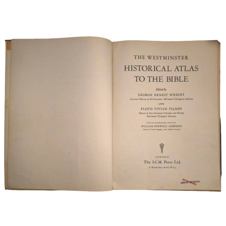 The Westminster Historical Atlas to the Bible
