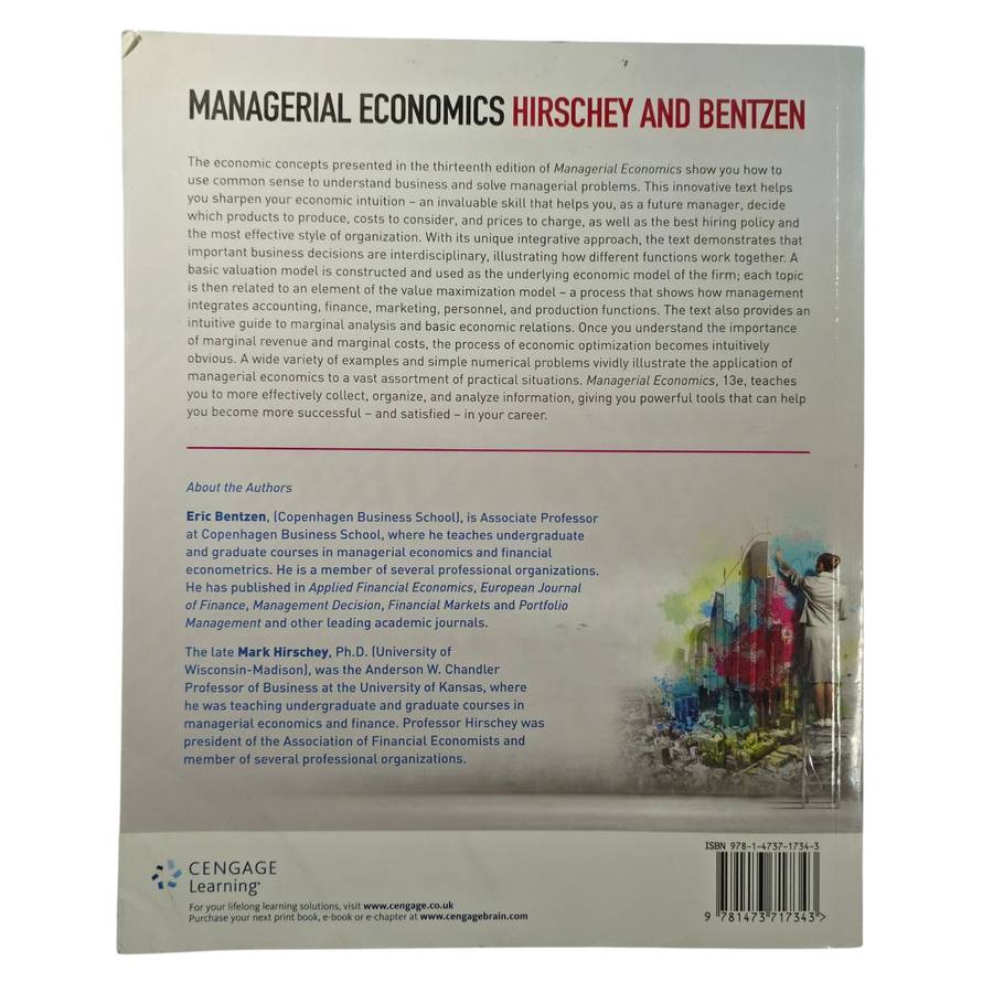 Managerial Economics: Thirteenth Edition - Hirschey & Bentzen