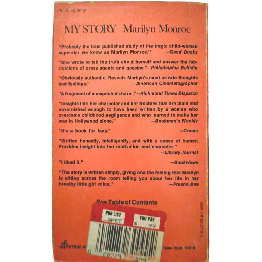 My Story - Marilyn Monroe