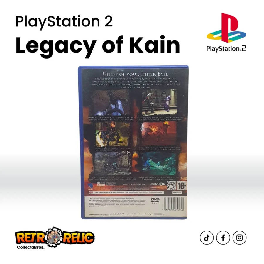 PlayStation Two  Legacy of Kain(PS2) videogame - Pre-Owned