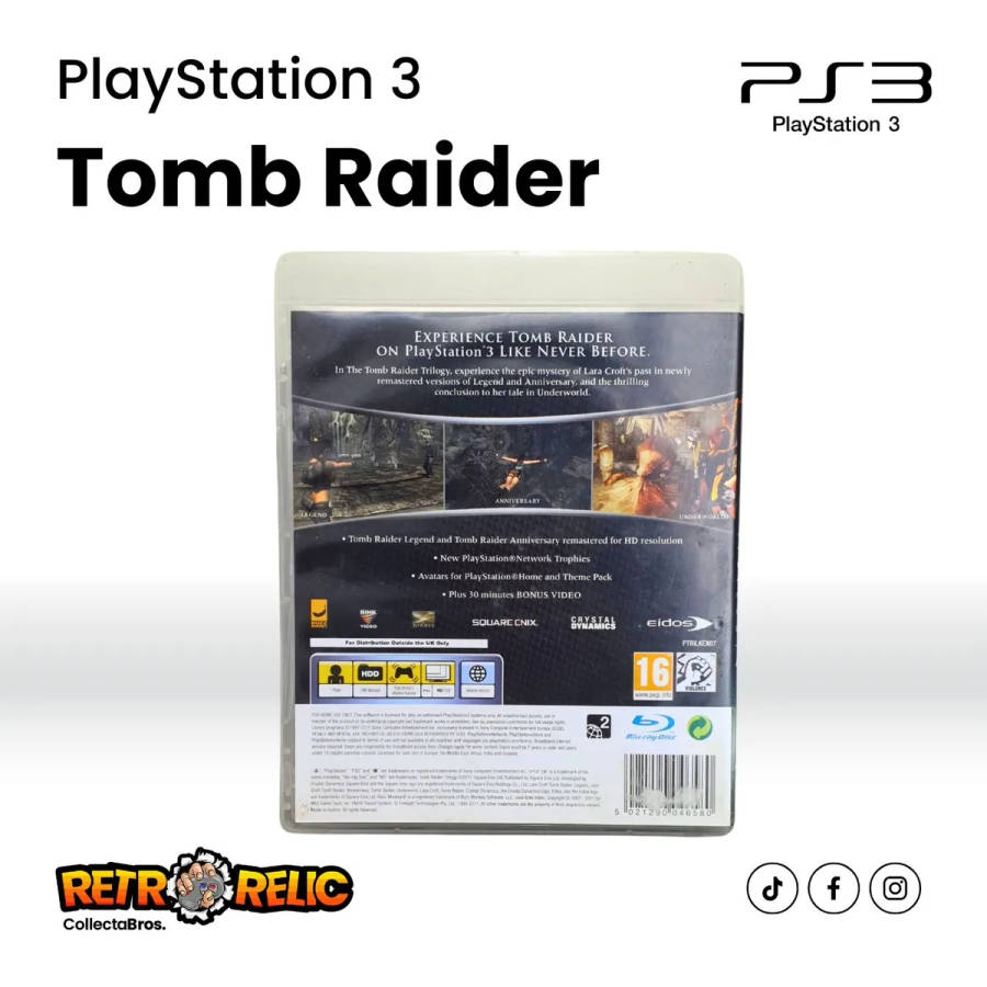 The Tomb Raider Trilogy (PS3) videogame - Pre-Owned