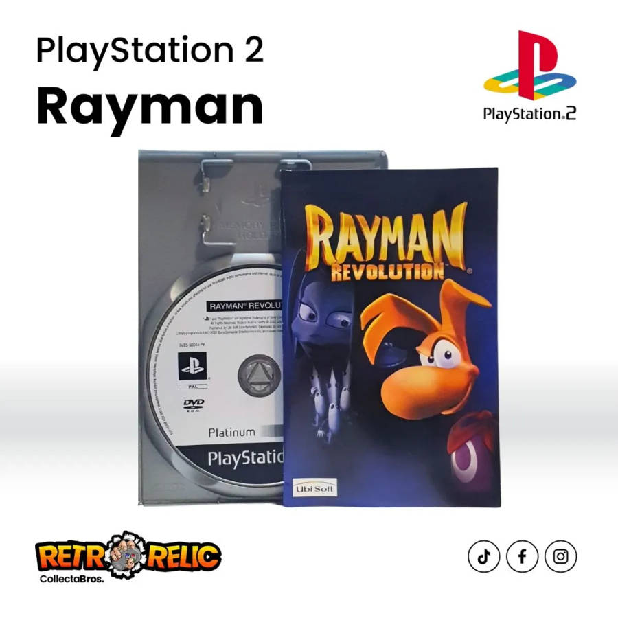 PlayStation Two  Rayman Revolution Platinum (PS2) videogame - Pre-Owned