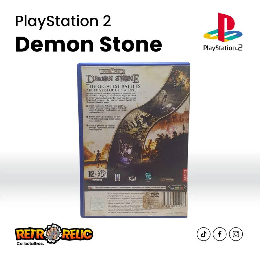 PlayStation Two  Forgotten Realms  Demon Stone (PS2) videogame - Pre-Owned