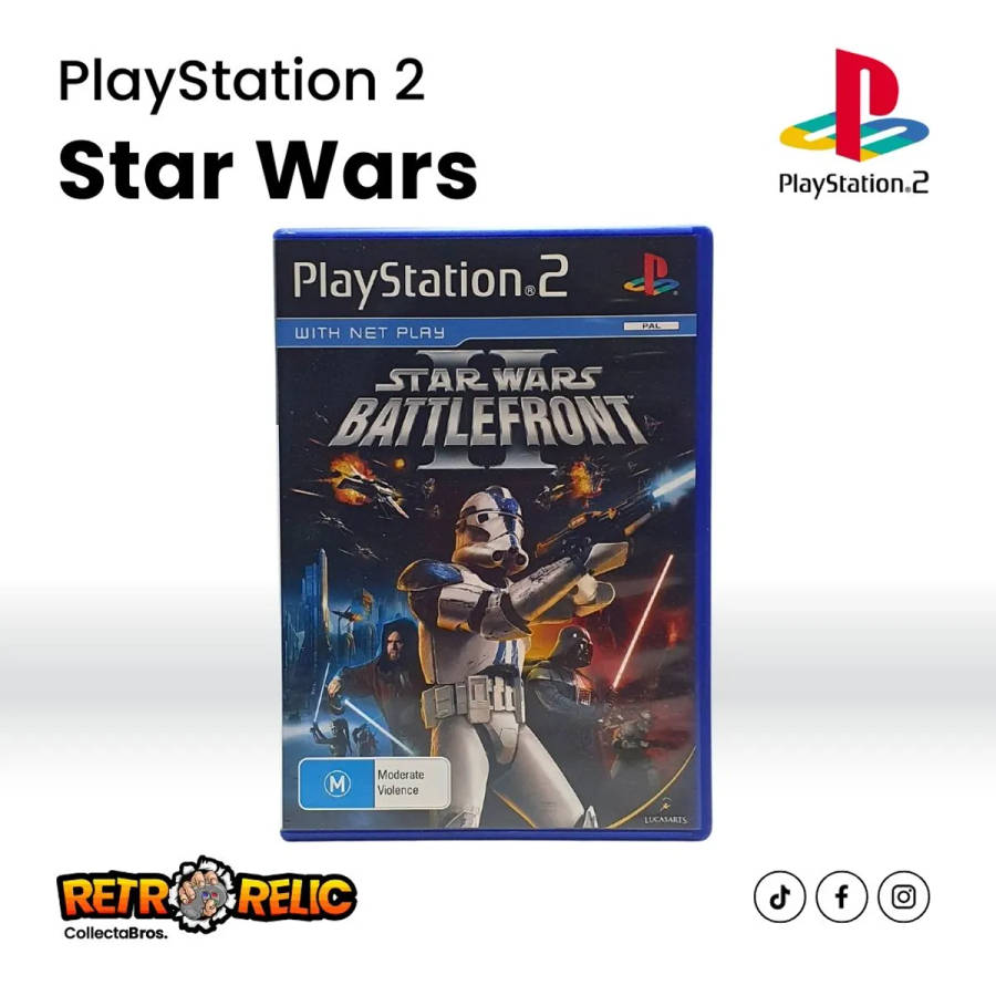 PlayStation Two  Star Wars Battlefront II (PS2) videogame - Pre-Owned