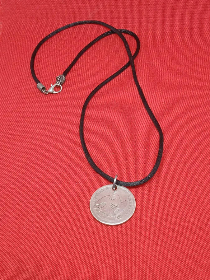 SILVER COIN NECKLACE