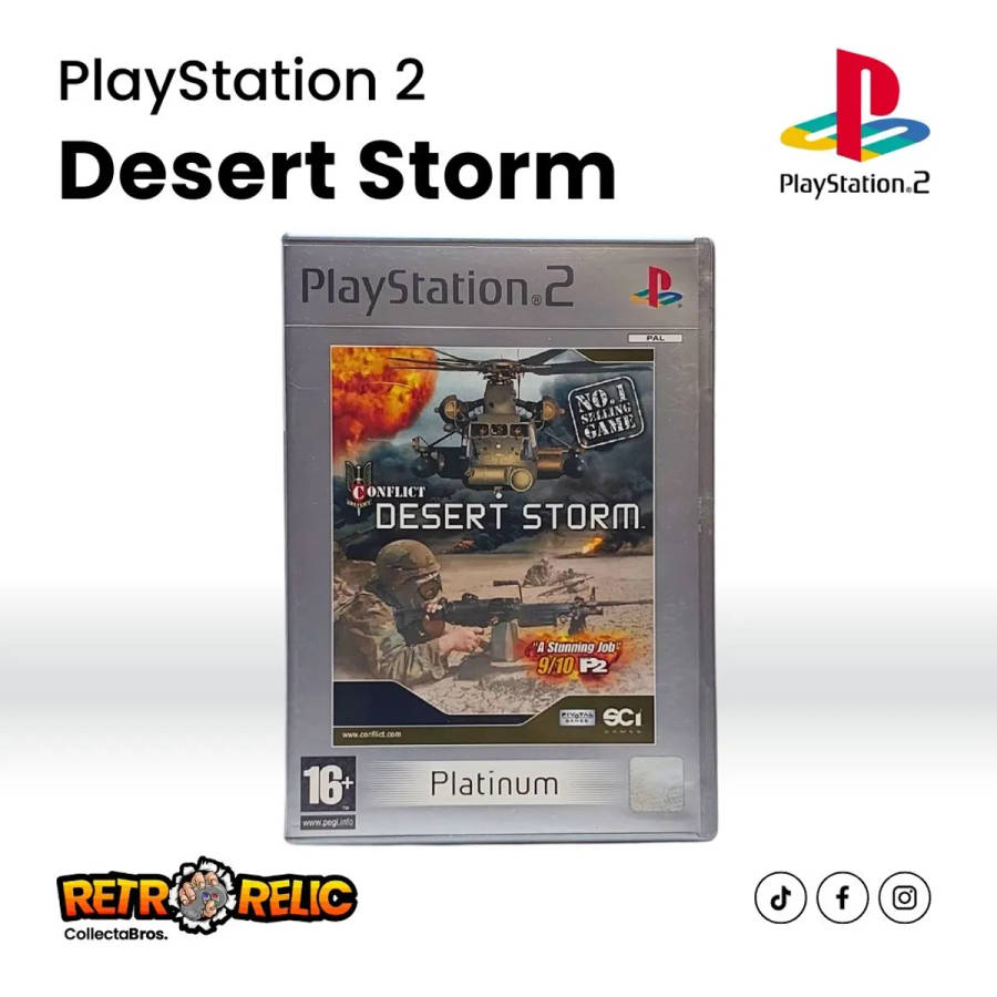 PlayStation Two  Conflict: Dessert Storm Platinum (PS2) videogame - Pre-Owned