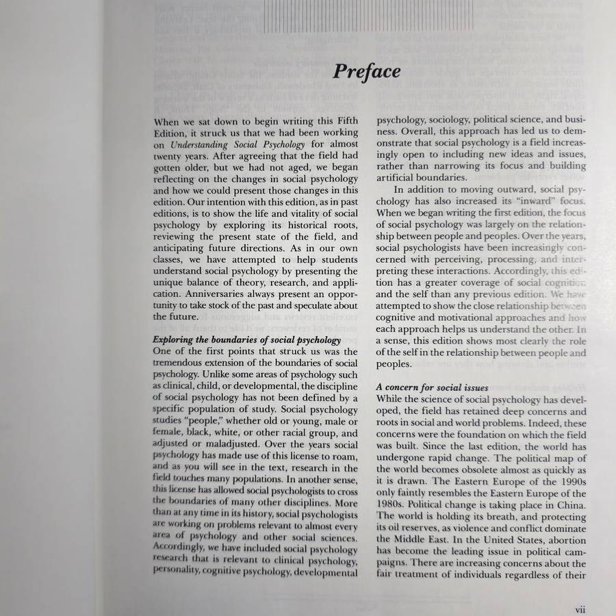 Understanding Social Psychology: 5th edition - Worchel, Cooper & Goethals