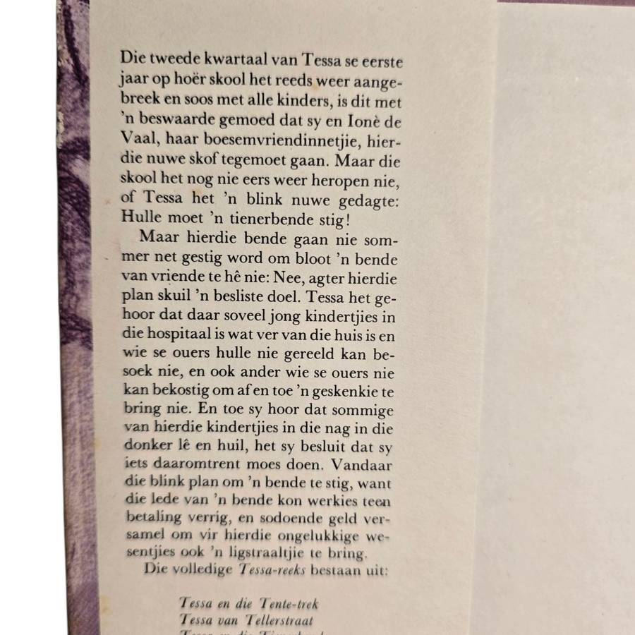 Tessa en die Tienerbende - Elizabeth Stander
