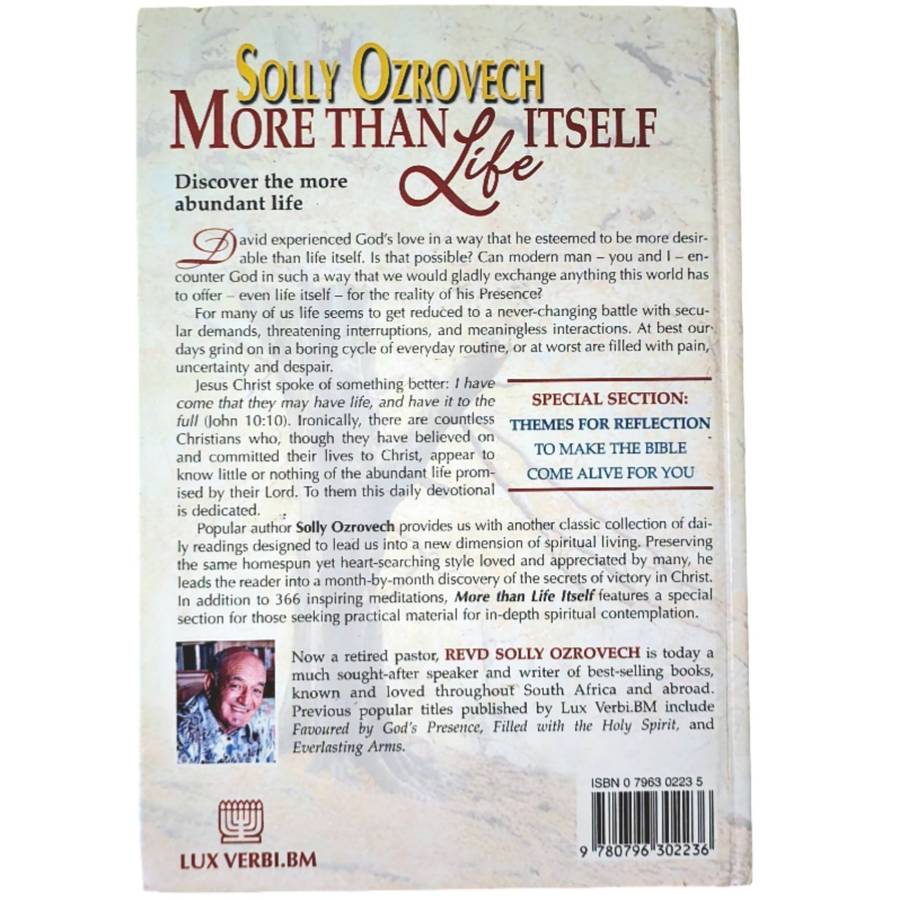 More than Life Itself - Solly Ozrovech