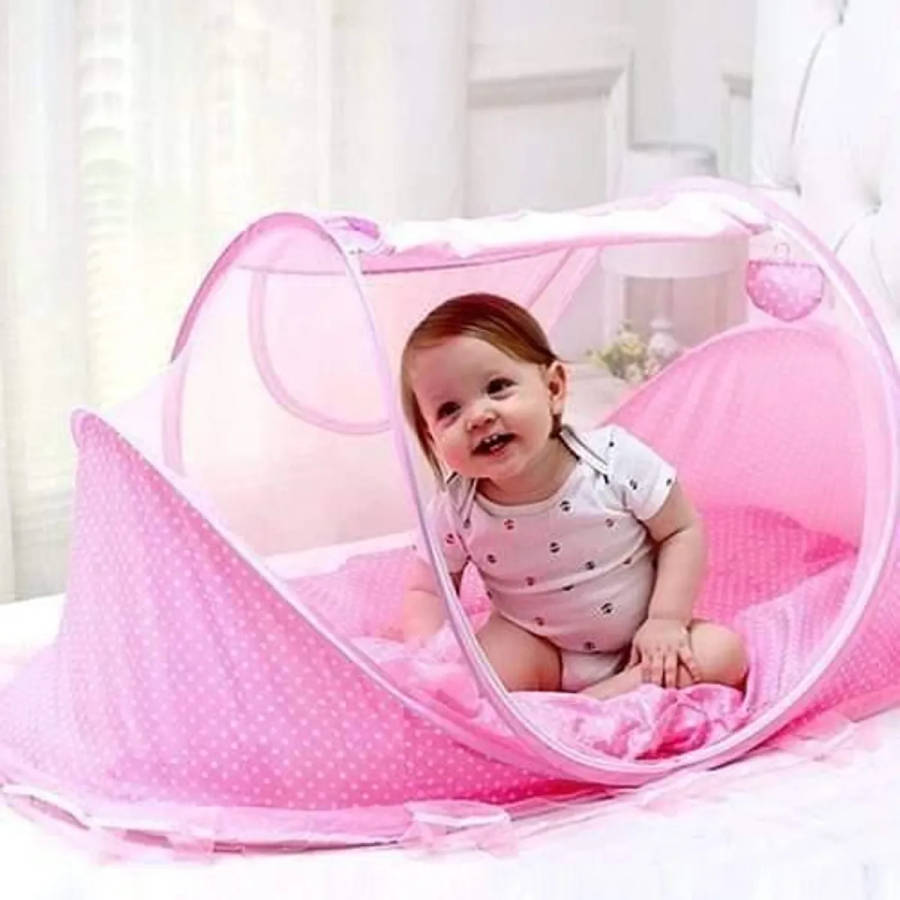 Baby Sleeping Tent Pink